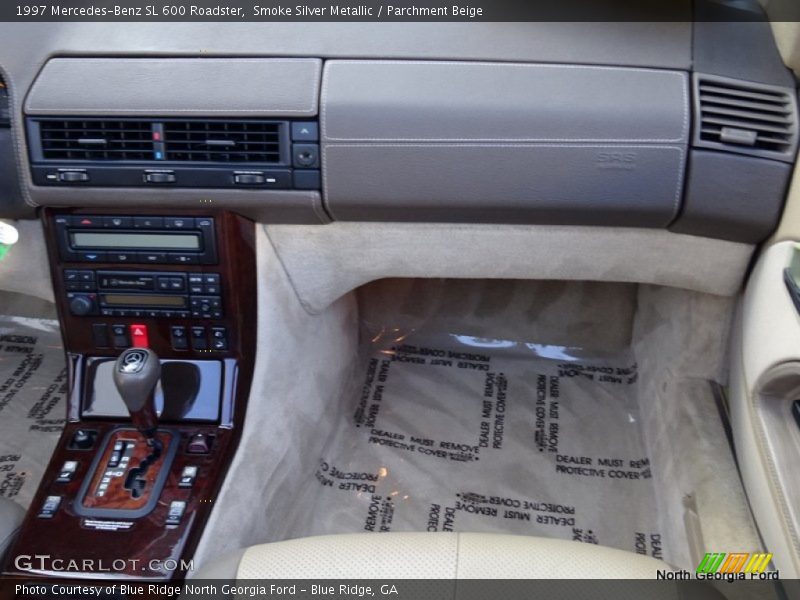 Smoke Silver Metallic / Parchment Beige 1997 Mercedes-Benz SL 600 Roadster