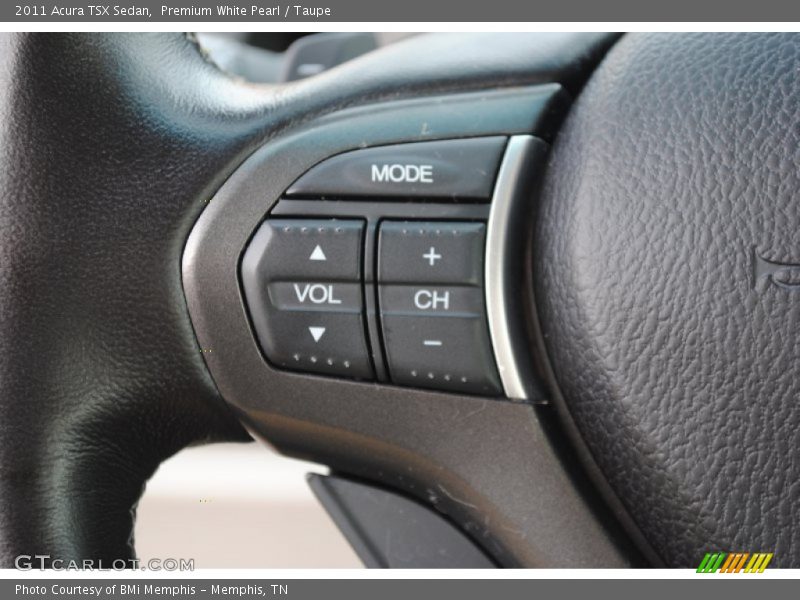 Premium White Pearl / Taupe 2011 Acura TSX Sedan