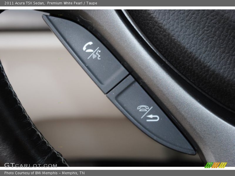 Premium White Pearl / Taupe 2011 Acura TSX Sedan