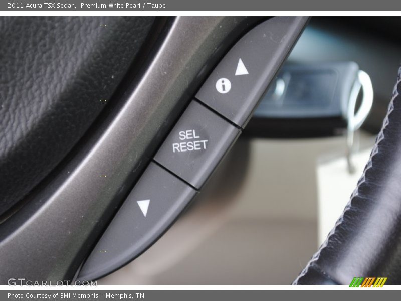 Premium White Pearl / Taupe 2011 Acura TSX Sedan
