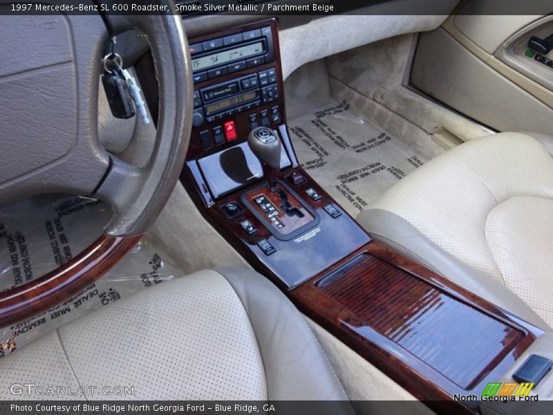 Smoke Silver Metallic / Parchment Beige 1997 Mercedes-Benz SL 600 Roadster