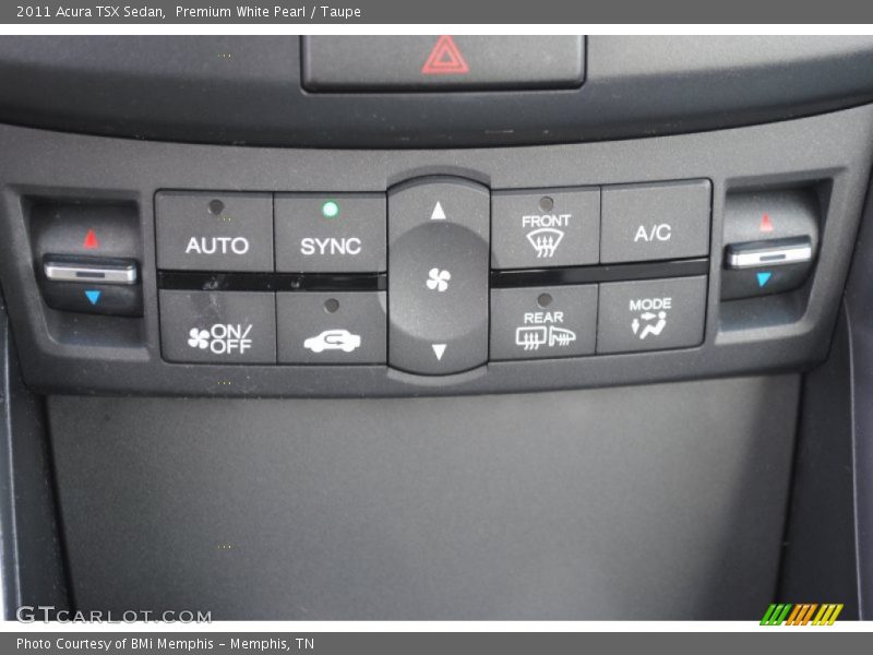 Premium White Pearl / Taupe 2011 Acura TSX Sedan
