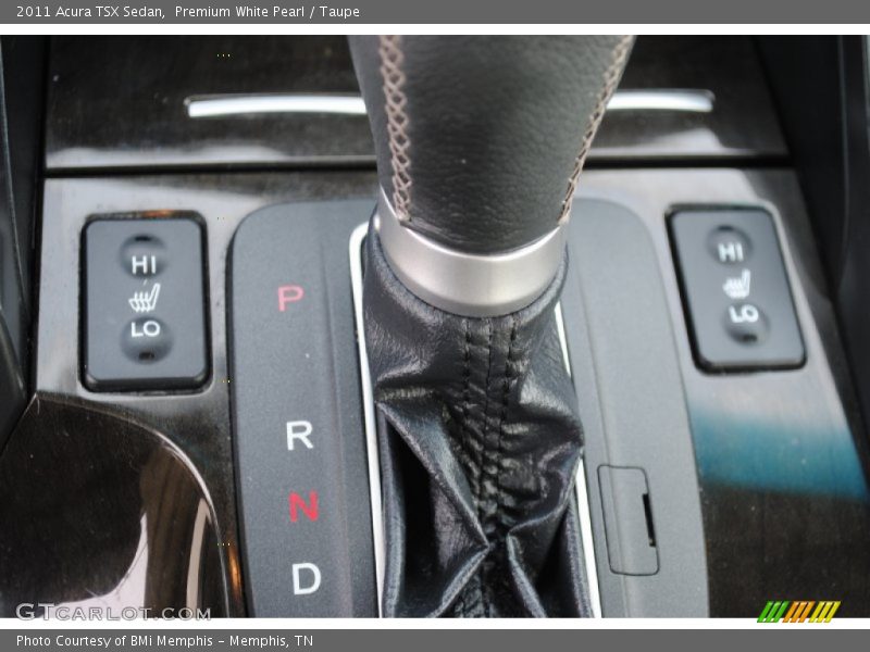 Premium White Pearl / Taupe 2011 Acura TSX Sedan