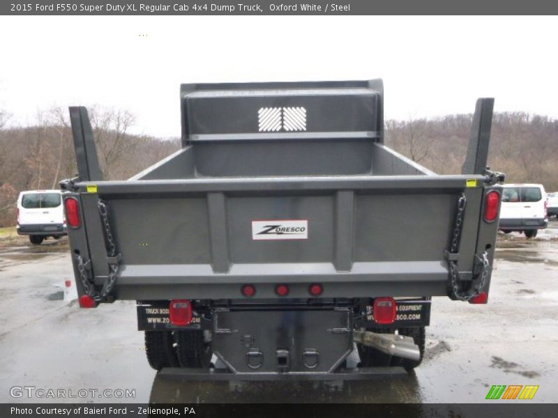Oxford White / Steel 2015 Ford F550 Super Duty XL Regular Cab 4x4 Dump Truck