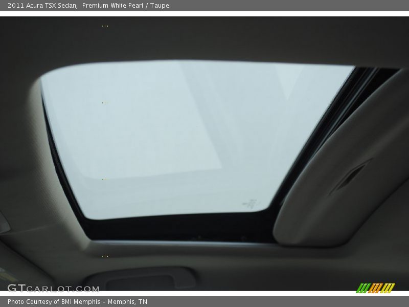 Premium White Pearl / Taupe 2011 Acura TSX Sedan