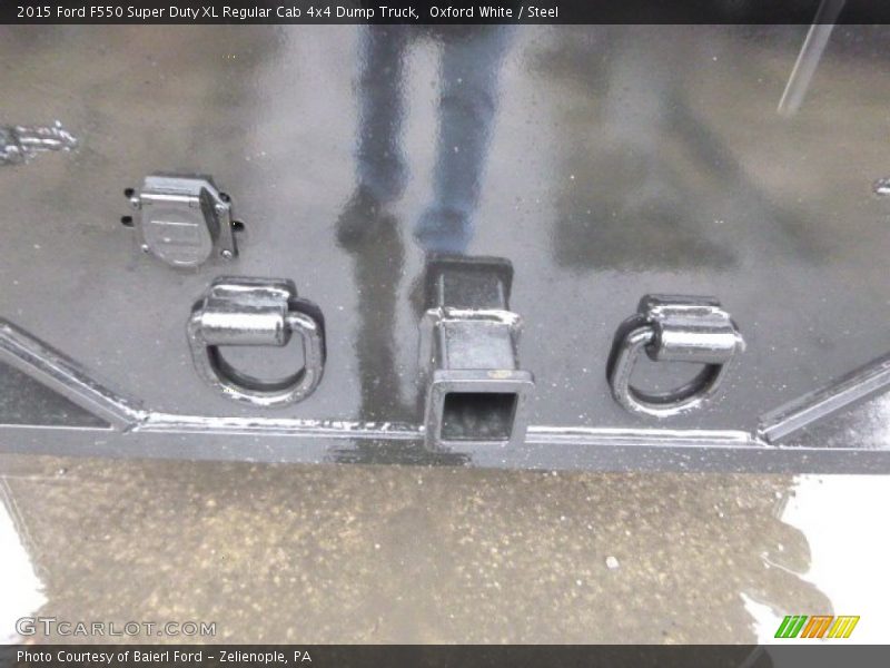 Oxford White / Steel 2015 Ford F550 Super Duty XL Regular Cab 4x4 Dump Truck