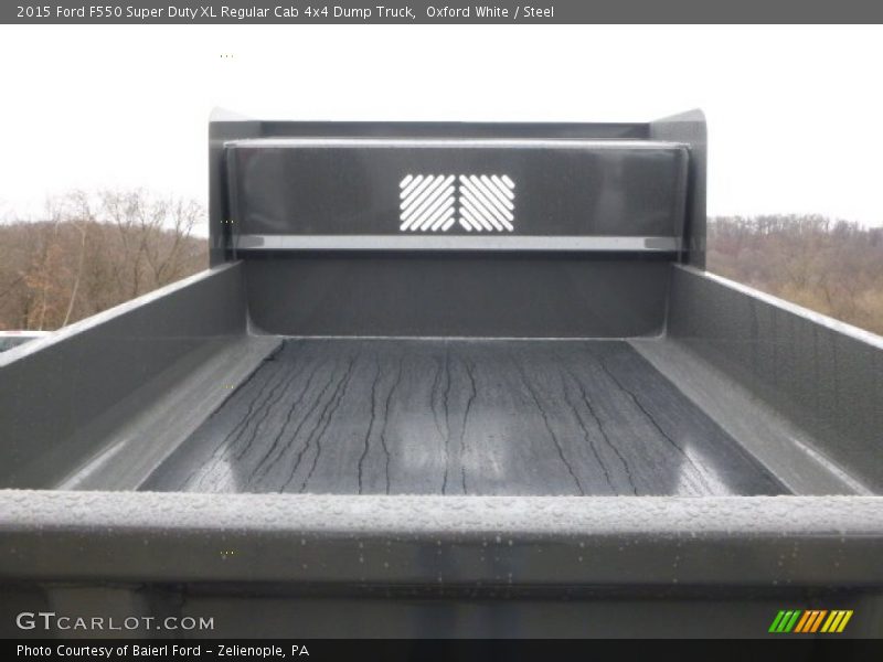 Oxford White / Steel 2015 Ford F550 Super Duty XL Regular Cab 4x4 Dump Truck