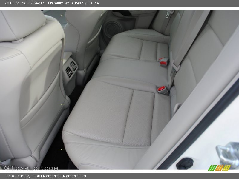 Premium White Pearl / Taupe 2011 Acura TSX Sedan
