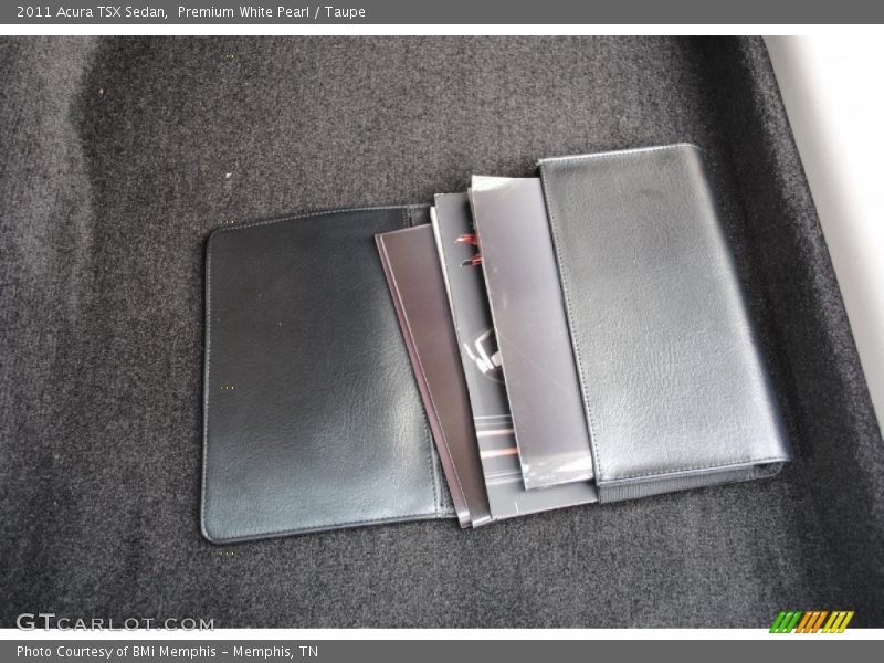 Premium White Pearl / Taupe 2011 Acura TSX Sedan