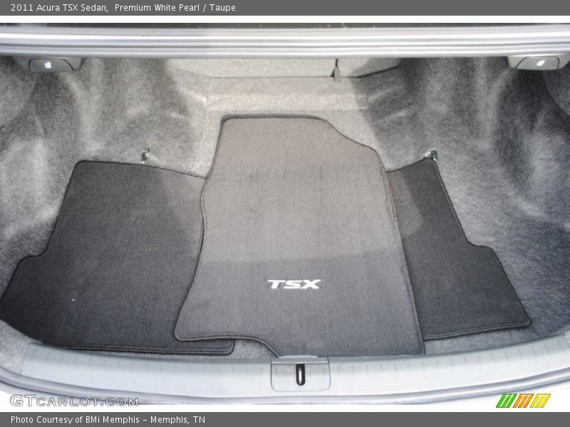 Premium White Pearl / Taupe 2011 Acura TSX Sedan