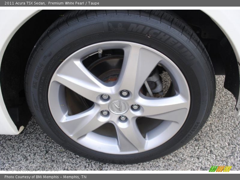 Premium White Pearl / Taupe 2011 Acura TSX Sedan