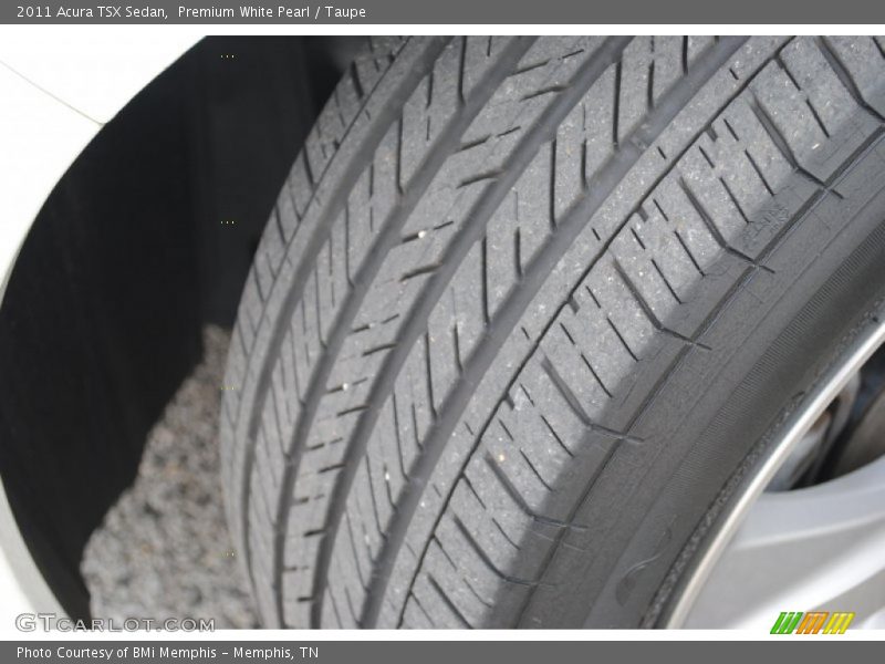 Premium White Pearl / Taupe 2011 Acura TSX Sedan