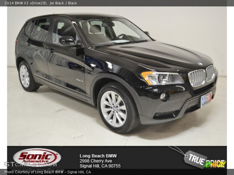 Jet Black / Black 2014 BMW X3 xDrive28i