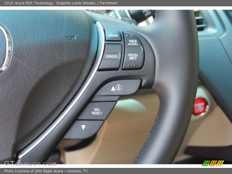Graphite Luster Metallic / Parchment 2015 Acura RDX Technology