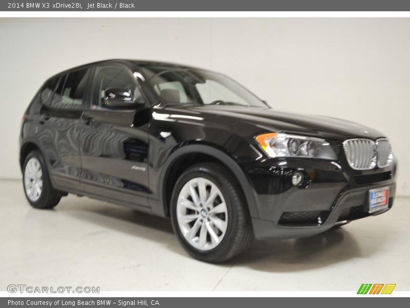 Jet Black / Black 2014 BMW X3 xDrive28i