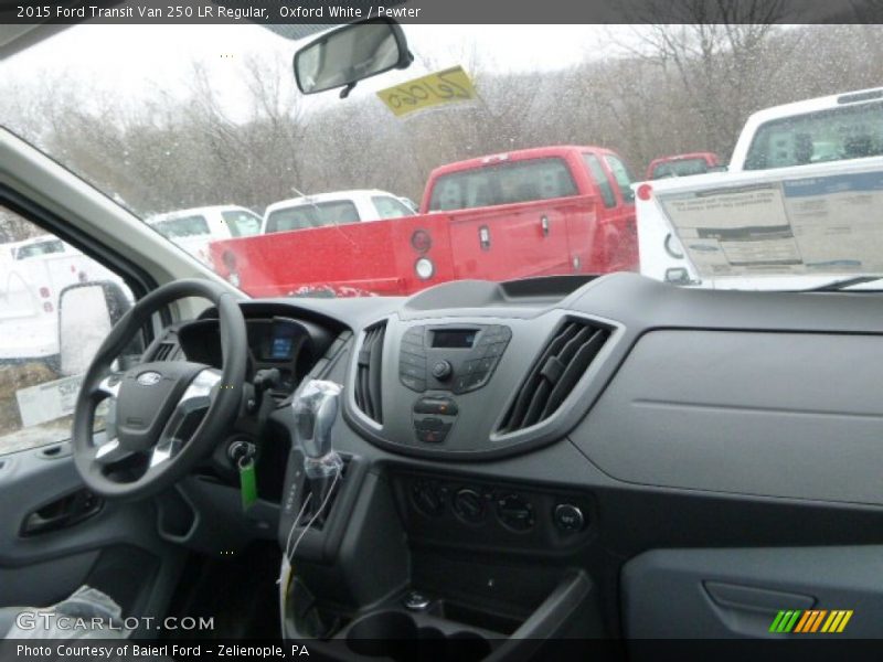 Oxford White / Pewter 2015 Ford Transit Van 250 LR Regular
