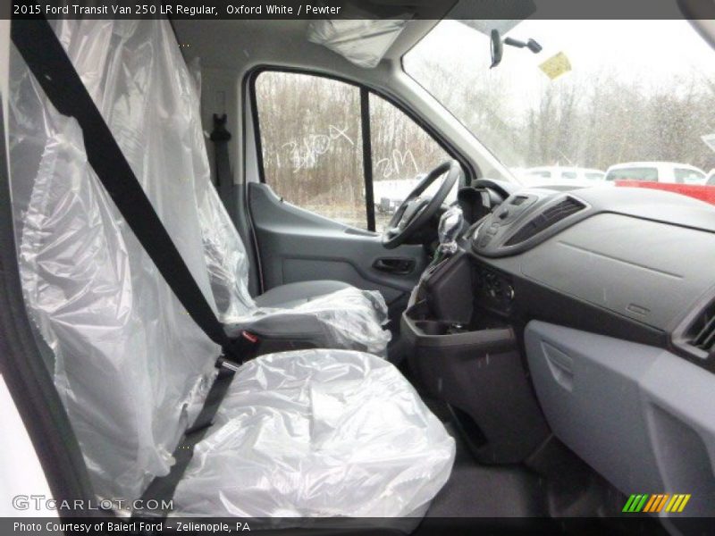 Oxford White / Pewter 2015 Ford Transit Van 250 LR Regular