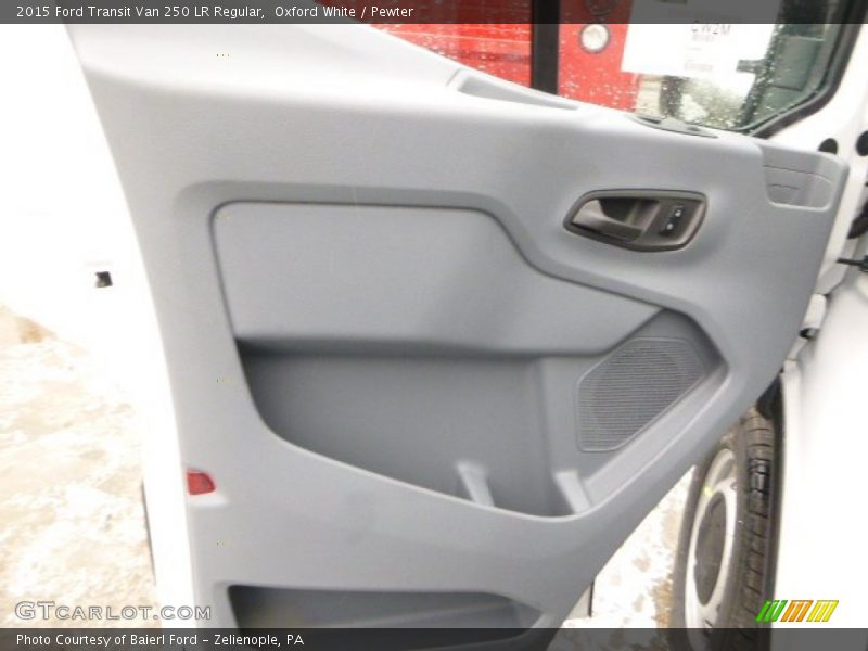 Oxford White / Pewter 2015 Ford Transit Van 250 LR Regular