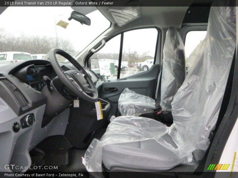 Oxford White / Pewter 2015 Ford Transit Van 250 LR Regular