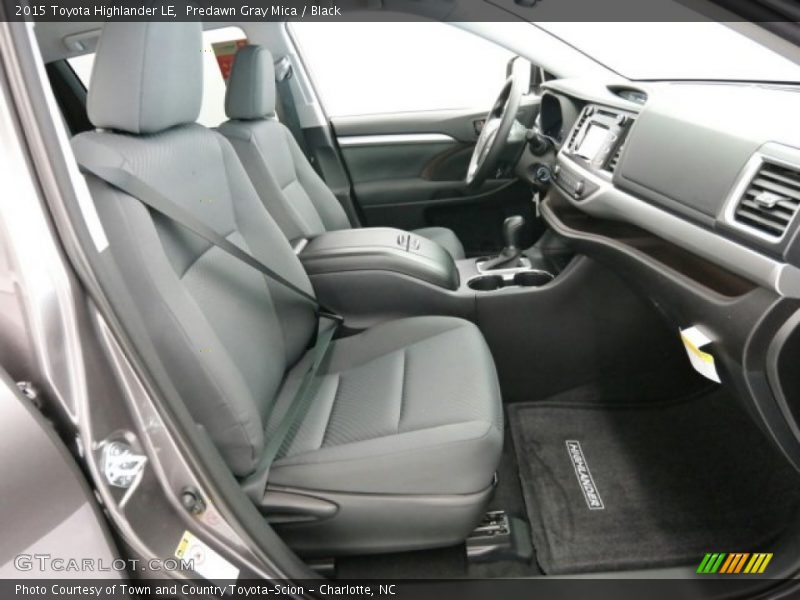 Predawn Gray Mica / Black 2015 Toyota Highlander LE