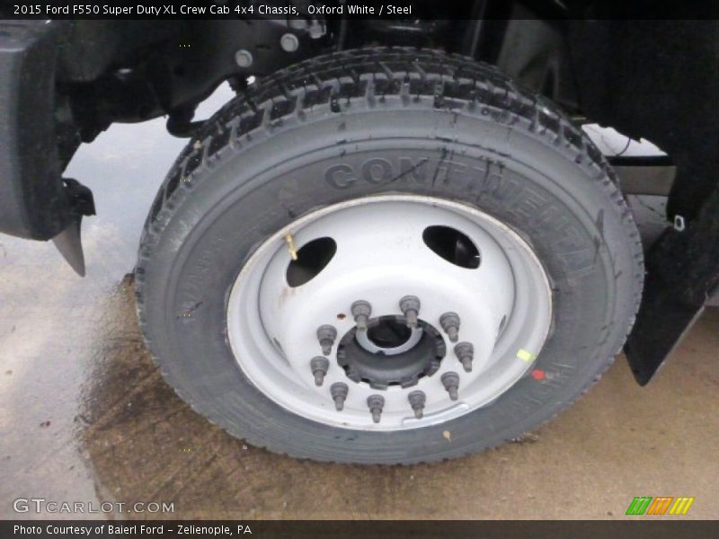 Oxford White / Steel 2015 Ford F550 Super Duty XL Crew Cab 4x4 Chassis
