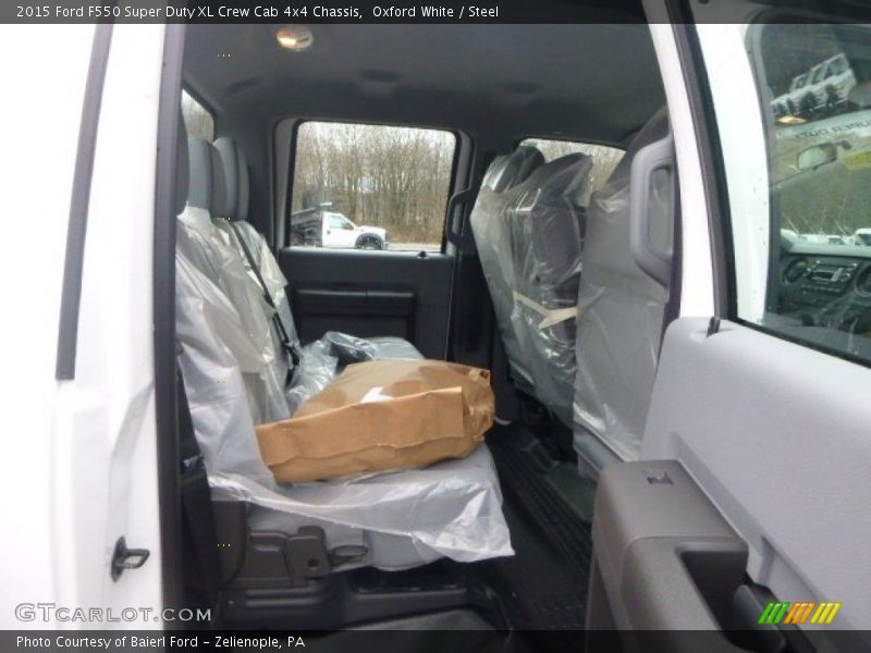 Oxford White / Steel 2015 Ford F550 Super Duty XL Crew Cab 4x4 Chassis