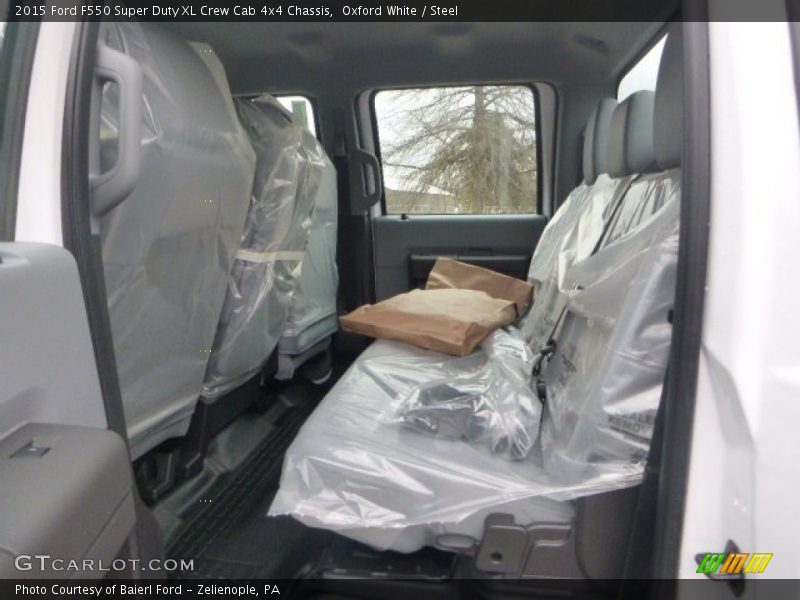 Oxford White / Steel 2015 Ford F550 Super Duty XL Crew Cab 4x4 Chassis