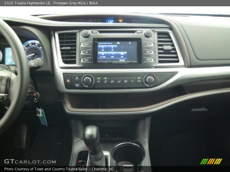 Predawn Gray Mica / Black 2015 Toyota Highlander LE