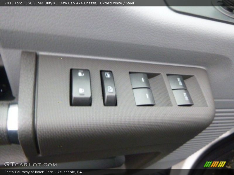 Oxford White / Steel 2015 Ford F550 Super Duty XL Crew Cab 4x4 Chassis