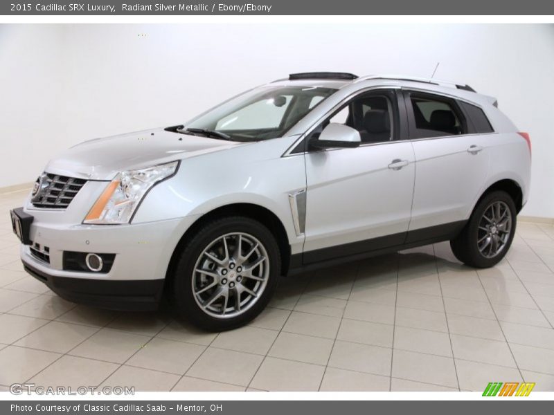 Radiant Silver Metallic / Ebony/Ebony 2015 Cadillac SRX Luxury