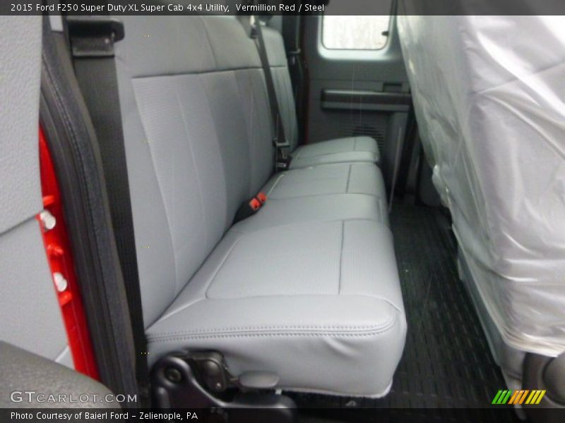 Vermillion Red / Steel 2015 Ford F250 Super Duty XL Super Cab 4x4 Utility