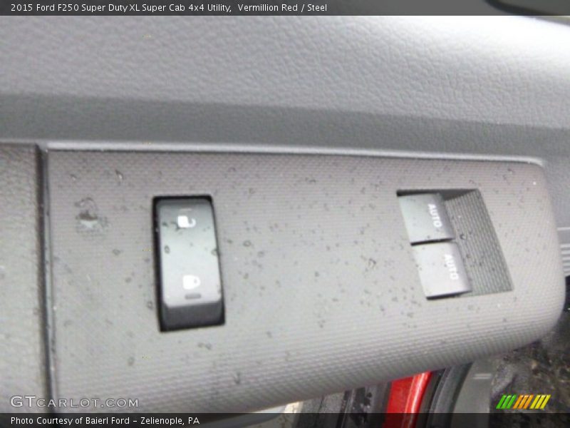 Vermillion Red / Steel 2015 Ford F250 Super Duty XL Super Cab 4x4 Utility