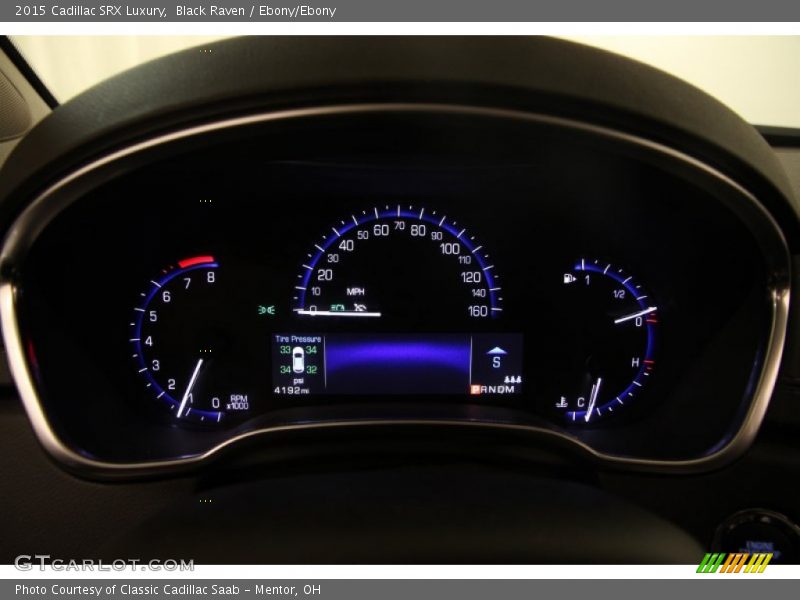 Black Raven / Ebony/Ebony 2015 Cadillac SRX Luxury