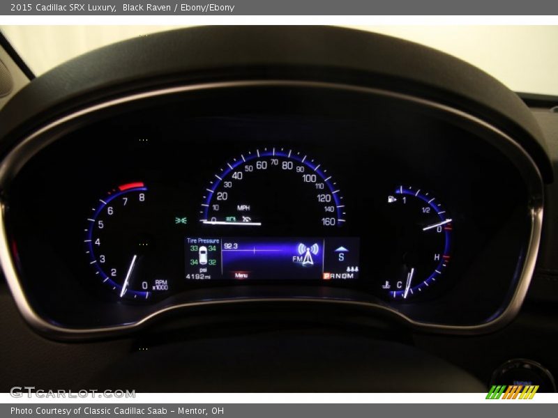 Black Raven / Ebony/Ebony 2015 Cadillac SRX Luxury
