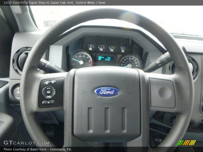 Oxford White / Steel 2015 Ford F350 Super Duty XL Super Cab 4x4