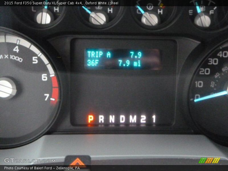 Oxford White / Steel 2015 Ford F350 Super Duty XL Super Cab 4x4