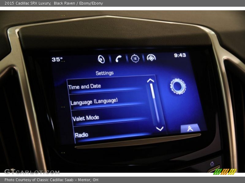 Black Raven / Ebony/Ebony 2015 Cadillac SRX Luxury
