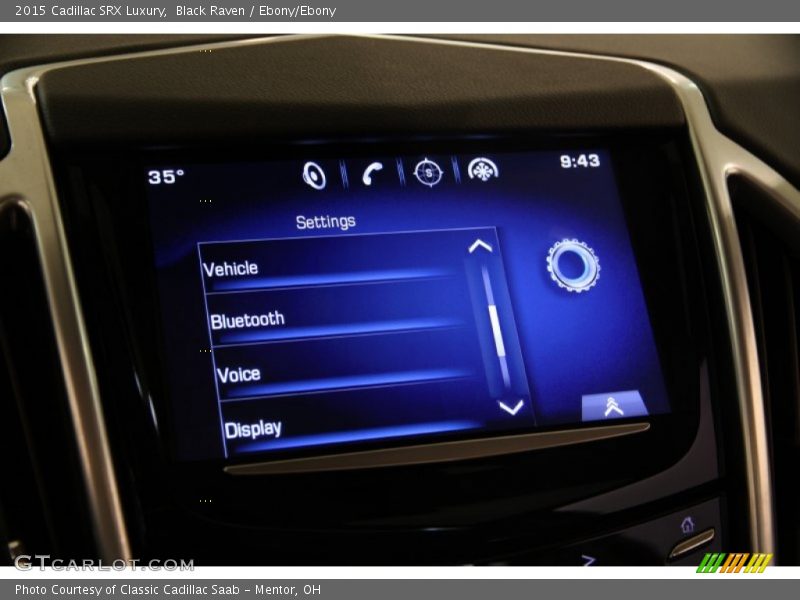 Black Raven / Ebony/Ebony 2015 Cadillac SRX Luxury