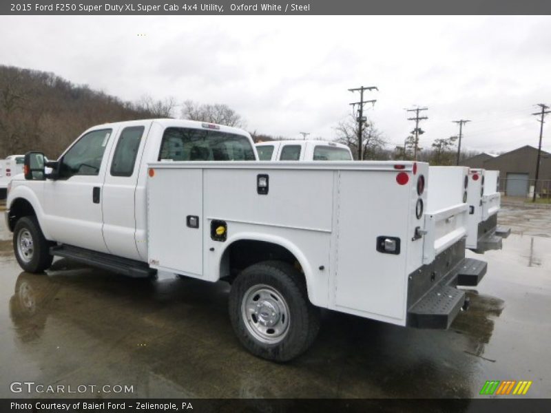 Oxford White / Steel 2015 Ford F250 Super Duty XL Super Cab 4x4 Utility