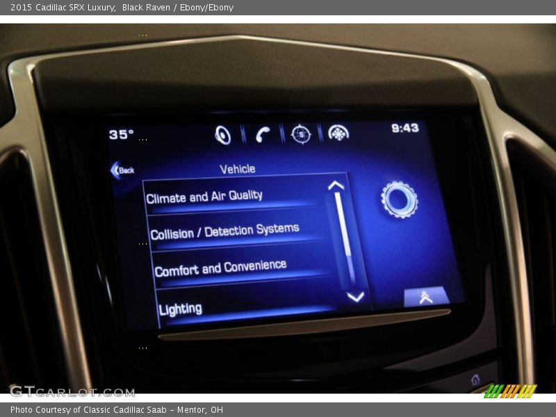 Black Raven / Ebony/Ebony 2015 Cadillac SRX Luxury
