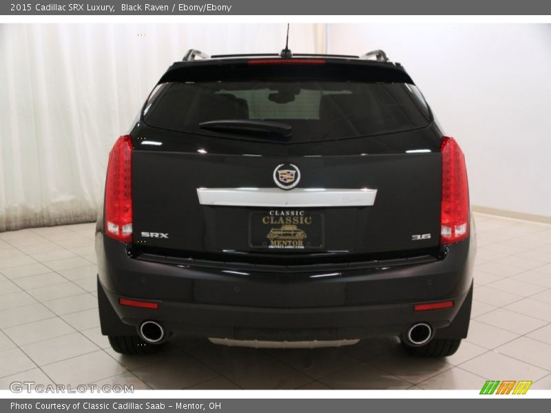 Black Raven / Ebony/Ebony 2015 Cadillac SRX Luxury