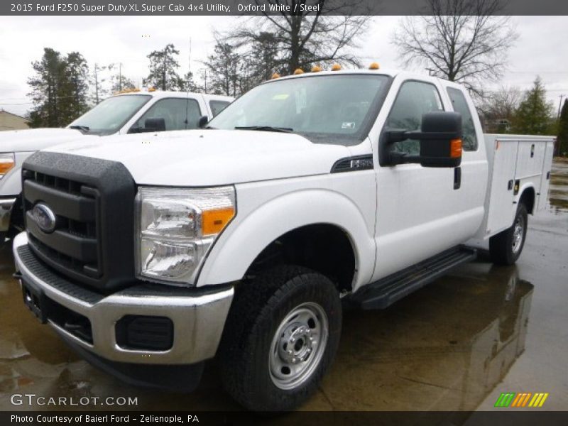 Oxford White / Steel 2015 Ford F250 Super Duty XL Super Cab 4x4 Utility