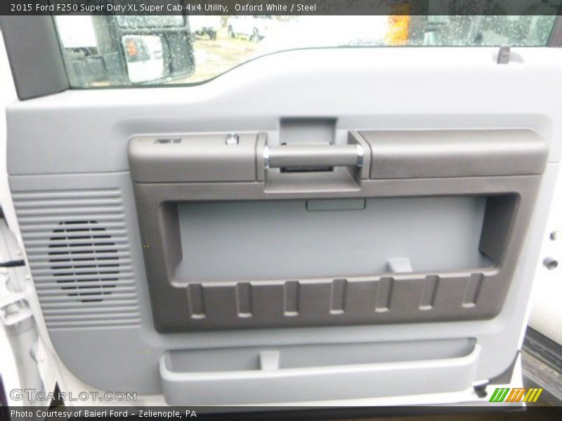 Oxford White / Steel 2015 Ford F250 Super Duty XL Super Cab 4x4 Utility