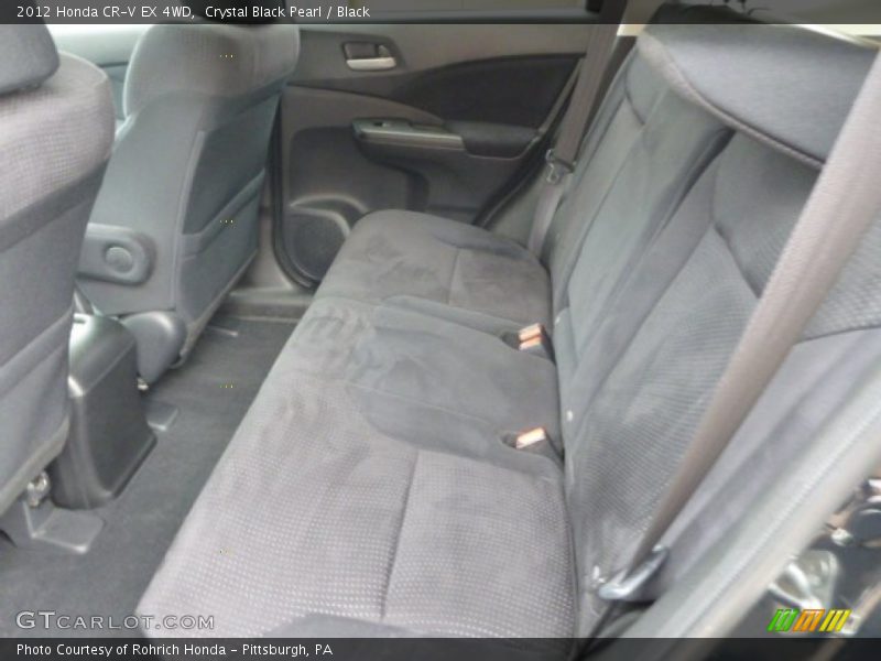 Crystal Black Pearl / Black 2012 Honda CR-V EX 4WD