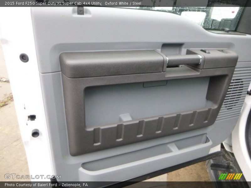Oxford White / Steel 2015 Ford F250 Super Duty XL Super Cab 4x4 Utility