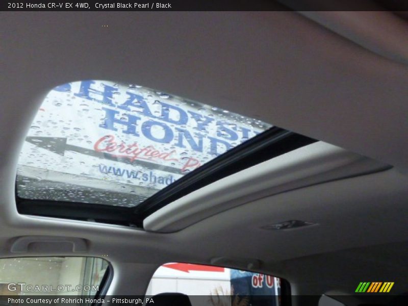 Crystal Black Pearl / Black 2012 Honda CR-V EX 4WD