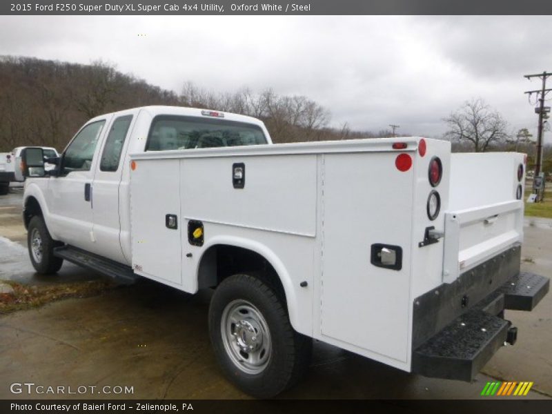 Oxford White / Steel 2015 Ford F250 Super Duty XL Super Cab 4x4 Utility