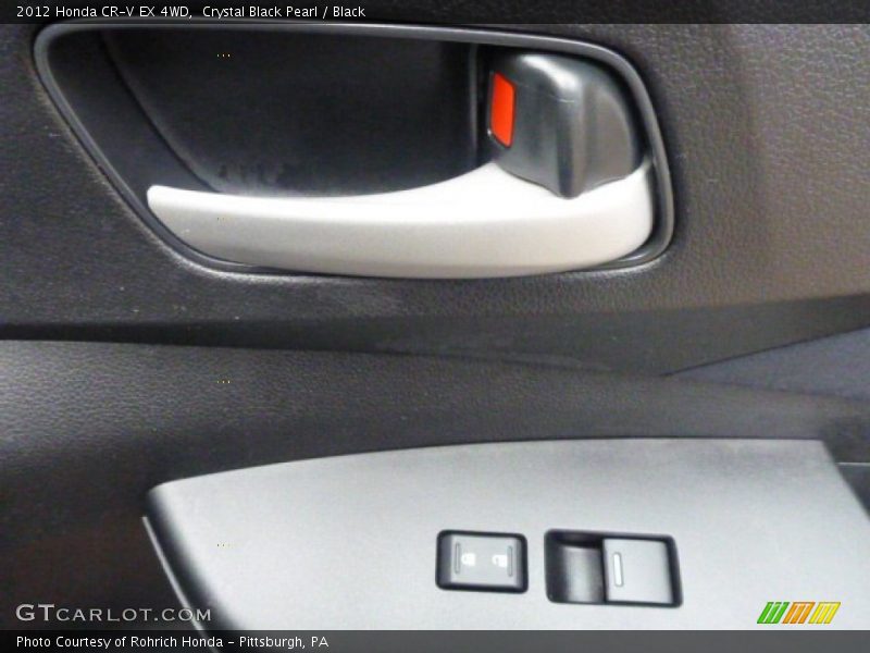 Crystal Black Pearl / Black 2012 Honda CR-V EX 4WD