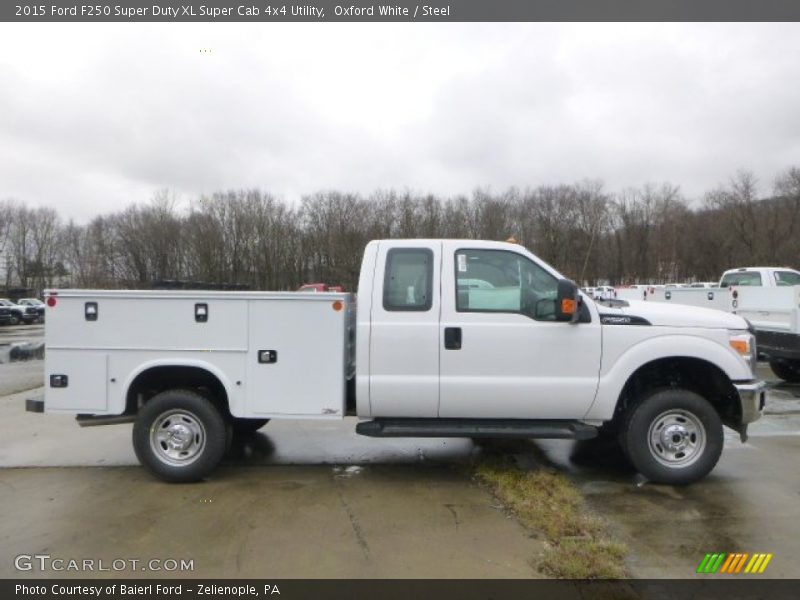 Oxford White / Steel 2015 Ford F250 Super Duty XL Super Cab 4x4 Utility