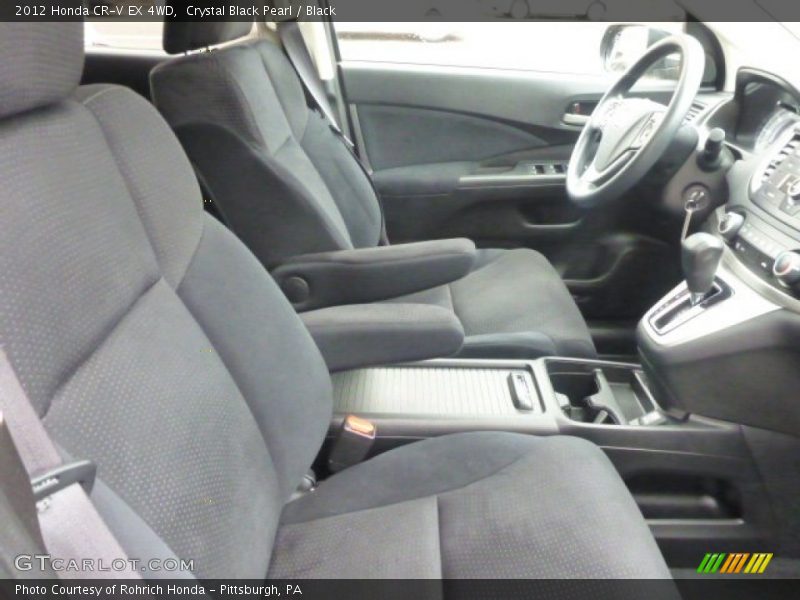 Crystal Black Pearl / Black 2012 Honda CR-V EX 4WD
